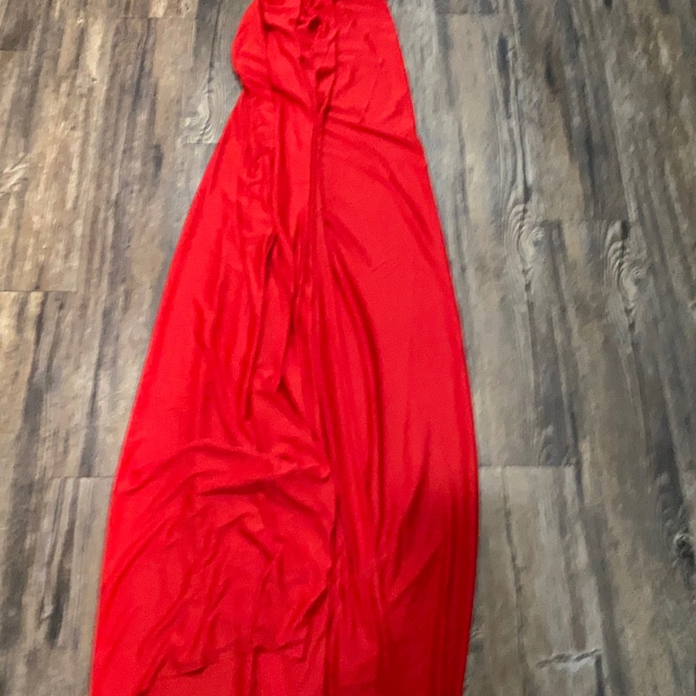 Adult Red full length hooded cape